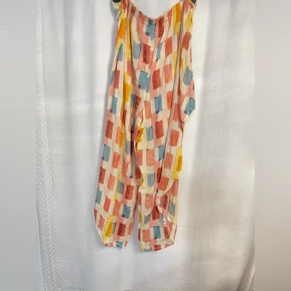 Anthropologie Lilka Watercol Colorful Wrap Legs Palazzo - Picture 3 of 5